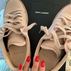 YSL SNEAKERS DUSTY NUDE